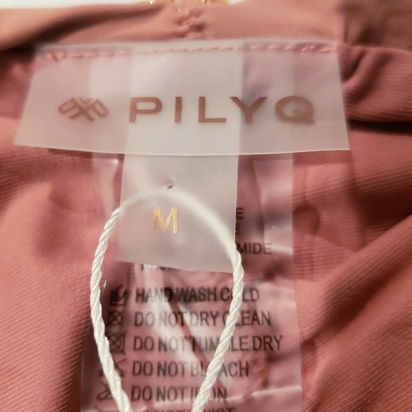 PilyQ Basic Ruched Full Bikini Bottom - Picture 6 of 7
